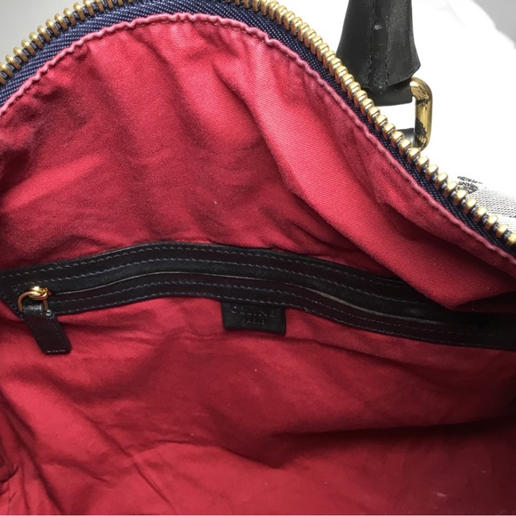 Authentic CELINE Boston Bag Canvas - Picture 11 of 13